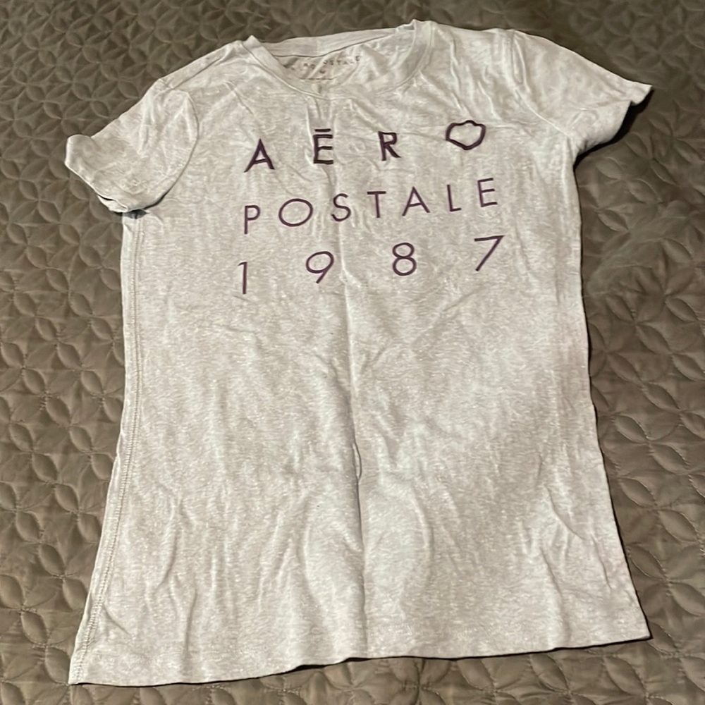 Gray aero postale shirt